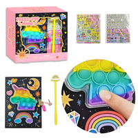 Journal à pression et à clapet Licorne Arc-en-ciel avec cadenas, jouet anti-stress, cadeau idéal pour les anniversaires des enfants et la rentrée scolaire
