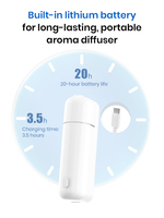 Diffuseur d'arômes mini pour la maison et l'hôtel, diffuseur d'air frais pour voiture à clipser sur grille d'aération en plastique, diffuseur d'huiles essentielles USB sans eau, vente en gros
