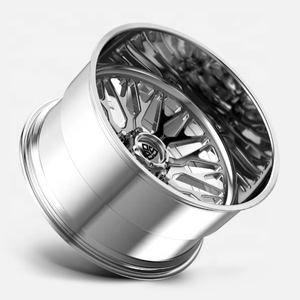 Jantes forgées H-Beam 722Auto noir mat/argent, impact visuel puissant, en alliage d'aluminium tout-terrain, 5x112 5x120 6x127 - Product Image 3