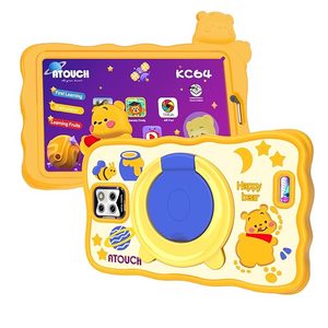 Tableta de Dibujo Atouch KC64 de 7 Pulgadas para Niños, Educación Temprana, con <span class=keywords><strong>Tarjeta</strong></span> <span class=keywords><strong>SIM</strong></span>, Soporte, Funda de Silicona y Bolsa de Transporte, Novedad 2024 - Product Image 2