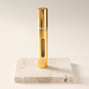 High Quality 10ml Travel-Ready Refillable Perfume Spray Bottle Aluminum Cylinder Skin Care Sprayer Pump Use <strong>Diffuser</strong> Packaging - Product Image 1
