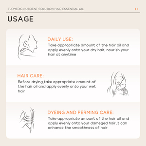 ซีรั่มบำรุงเส้นผมขมิ้นช่วยบำรุงเส้นผมให้เรียบเนียนพร้อมน้ำมัน argan ผ้าไหมสุดนุ่มน้ำมันหอมระเหย - Product Image 6