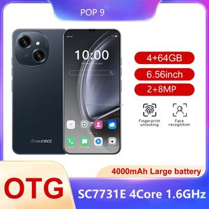 ZNNXECC POP9 Teléfono Android 13 con Doble SIM y Doble Modo de Espera, Pantalla HD de 6.6 Pulgadas, Inglés, Español, Francés, Alemán, Carga Rápida, Gran Venta Global - Product Image 6