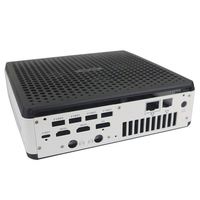 Serveur en rack Miniitx en aluminium rouge avec Gpu Mini Egpu Enclouster accessoires Internet pour ordinateur boîtier d'ordinateur Azus de bureau de jeu