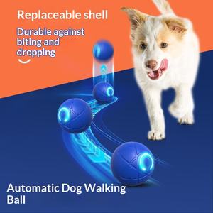 Elektrikli Zıplayan Yuvarlanan Köpek Oyuncak Topu ABS+TPR Malzeme Dayanıklı Çiğneme Sıkıntı Giderici Büyük Köpekler İç<span class=keywords><strong>in</strong></span> Evde Kullanım İç<span class=keywords><strong>in</strong></span> Eşlikçi - Product Image 2