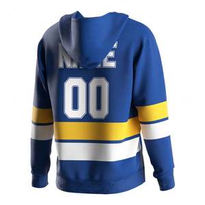Fournisseur de maillots de hockey personnalisés pour hommes, style streetwear, pour l'entraînement de sublimation et le patinage artistique, modèle Maple Leafs, avec option sweat à capuche - Product Image 2