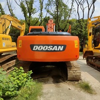Excavadora de cadenas hidráulica usada Doosan DH220LC-7 de 22 toneladas con motor diésel y bomba - Precio económico, construcción confiable