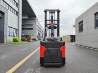 Chariot à palettes manuel à moteur DC CDDW, capacité 2500 kg, hauteur de levage 3000 mm, tout-terrain, avec siège, pour restaurant, usine