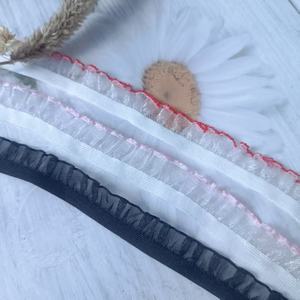 Renda Ruffle Elastis Berkualitas Tinggi dengan Benang Warna-warni, Trim Seksi untuk Pakaian dan Aksesoris Fashion - Product Image 3