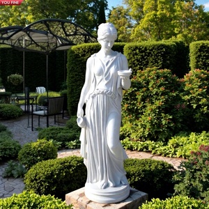 YOUFINE Estatua de <span class=keywords><strong>Venus</strong></span> en Mármol Bicolor, Decoración Clásica para Exteriores, para Jardín de Villa o Espacio Artístico - Product Image 3