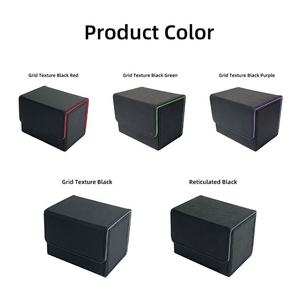   Boîte de rangement pour collection de cartes T156 YU-GI-OH avec revêtement en cuir PU et en flanelle pour jeux de société (emballage personnalisable) - Product Image 5