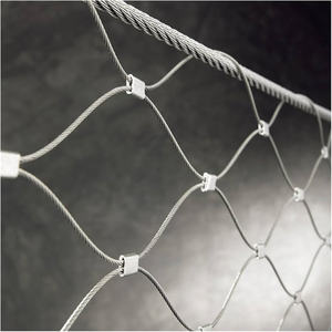 <span class=keywords><strong>Maille</strong></span> de câble métallique de prix usine 304,316,316L <span class=keywords><strong>maille</strong></span> d'acier inoxydable petit trou 20*20mm 8m * 10m rouleau pour le zoo de volière - Product Image 5