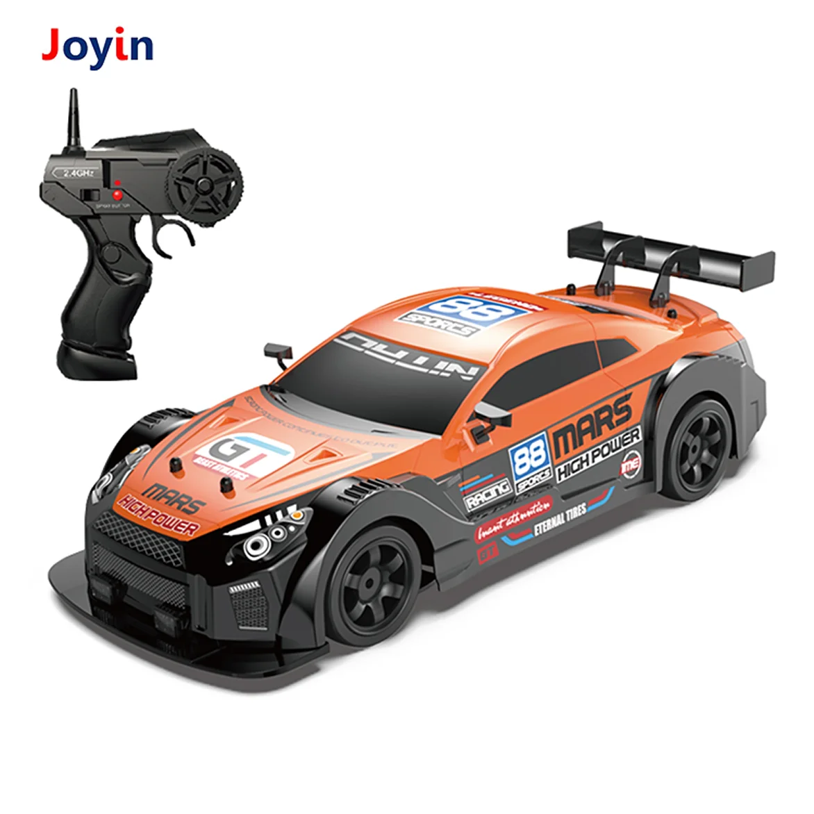 2.4 GhzRCドリフトカースープラ1:16シミュレーションスモーク