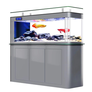 Aquarium de qualité commerciale en forme de balle, 150, 180, 200 cm de long, aquarium robuste avec système de filtration, aquarium moderne pour salon - Product Image 4