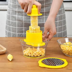 Đa chức năng rau Slicer Ngô Peeler loại bỏ tiện ích nhà bếp băm nhỏ Máy xay tỏi xử lý Ngô COB vũ nữ Thoát Y - Product Image 4
