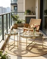 Table basse élégante de qualité supérieure, idéale comme pièce maîtresse dans un salon ou une salle à manger dans les lieux résidentiels et commerciaux