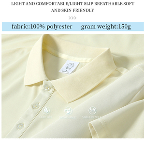 Polo Blanco de Manga Corta para Hombre, Bordado con el Logotipo de su Empresa, <span class=keywords><strong>Uniformes</strong></span> de Alta Calidad, Transpirables - Product Image 5