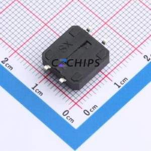 TS016-TBW1FH5.5 Tactile Switch SMD-4P,12x12mm Switch Single Pole Single Throw Round Button 2.5N Vertical Mount - Product Image 2