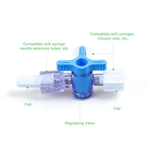 Robinet à trois voies avec tube d'extension pour vétérinaire - Product Image 2