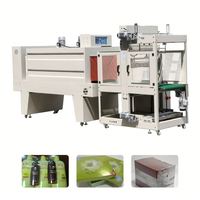 Machine d'emballage thermorétractable électrique pour film PE avec circulation d'air chaud pour applications sur feuilles métalliques et bouteilles