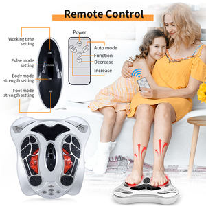Mesin pijat kaki elektrik, Stimulator peningkat sirkulasi kaki pijat frekuensi rendah, mesin pemijat kaki elektrik dengan fungsi panas - Product Image 3