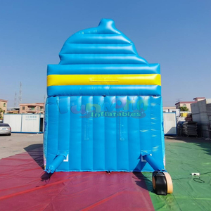 Tobogán inflable comercial para niños, castillo hinchable con forma de tiburón para fiestas al aire libre. - Product Image 3