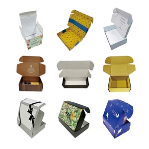 Cheap Tear Strip Cajas de envío corrugadas negras Logotipo personalizado Mailer Caja corrugada Caja de papel - Product Image 6