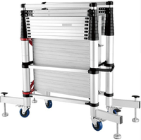 Échafaudage télescopique en aluminium de haute qualité, tour réglable, échelle pliable multifonctionnelle avec plateforme