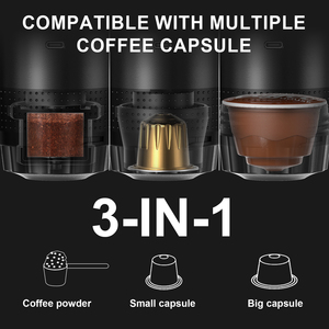 Nuevo producto, 20 bares, cápsula <span class=keywords><strong>de</strong></span> coche, cafetera Espresso, cafetera portátil con calefacción en frío, cafetera portátil fácil <span class=keywords><strong>de</strong></span> usar - Product Image 4