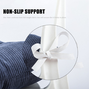 Coussins de siège carrés antidérapants en peluche épais, couleur unie, pour chaise de bureau, <span class=keywords><strong>coussin</strong></span> de siège doux et moelleux en tatami - Product Image 5