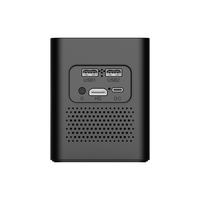 Projecteur de poche intelligent Android 2 Go RAM 5500 Lumens Stéréo HIFI WIFI 16 Go Correction trapézoïdale automatique Haut-parleurs intégrés 4K 3D Portable pour la maison