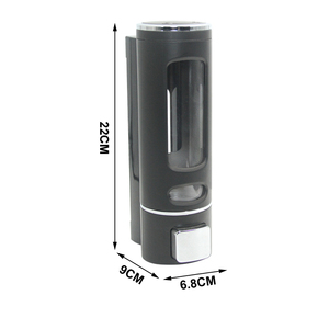 <span class=keywords><strong>Distributeur</strong></span> de <span class=keywords><strong>savon</strong></span> portable <span class=keywords><strong>noir</strong></span> de qualité supérieure, <span class=keywords><strong>distributeur</strong></span> de <span class=keywords><strong>savon</strong></span> <span class=keywords><strong>mural</strong></span> pour salle de bain et cuisine - Product Image 2
