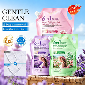 Détergent à <span class=keywords><strong>lessive</strong></span> liquide concentré Sadoer écologique 6-en-1 de 2 kg pour l'élimination des taches tenaces, vente en gros sur mesure - Product Image 1