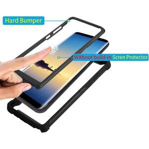 Coque de téléphone pour Redmi Note 13 4G, robuste, antichoc, protection intégrale, armure hybride, noire - Product Image 5