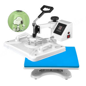 Venta al por mayor Swing-Away 12x15 pulgadas Control Digital 5 en 1 Máquina de prensa de calor blanco para placas de cerámica - Product Image 6