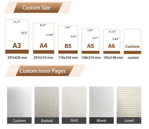 カスタムレザー手作り多機能メモ帳ホルダー3x5メモパッド詰め替え可能ポケットノート財布オフィススタイル - Product Image 6