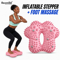Equipo de Gimnasio Completo para Entrenamiento Cardiovascular en Casa, Stepper Inflable, Equipo de Ejercicio, Ejercicio Diario de Pasos, Entrenamiento en Casa, Entrenamiento Diario