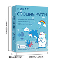 Patch rafraîchissant instantané en hydrogel, motif dessin animé mignon, doux pour la peau, vente en gros directe usine, pour activités de plein air des enfants et soins quotidiens estivaux
