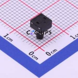 TC-1109DE-C-G Tactile Switch Through hole Component (THT) Switch Single Pole Single Throw Round Button 2.6N Right Angle Insert - Product Image 2