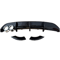 Auto-Heckstoßstangen-Lippenspoiler Diffusor Hochglanz-Schwarz PP/ABS Material für VW Polo MK5 2009-2014
