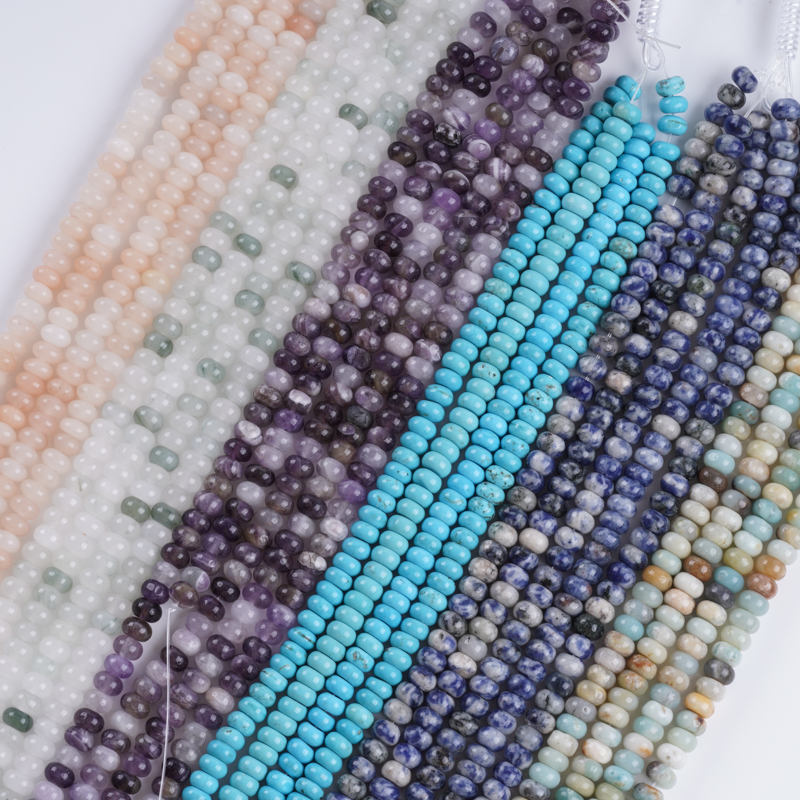 8-8.5mm crystal stone semi-finished loose bead string