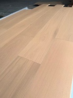 Plancher en bois massif d'ingénierie en chêne européen de qualité supérieure AB multicouche pour chauffage par le sol