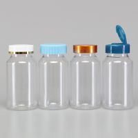 Emballage pharmaceutique, flacon de 225 ml pour comprimés, flacon en plastique pour pilules et capsules avec bouchon à vis/bouchon à clapet