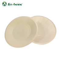 Assiettes rondes en bambou jetables modernes, écologiques, lavables au lave-vaisselle, personnalisables pour le camping et les commandes de restauration en gros, directement de l'usine