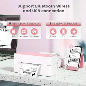 Phomemo เครื่องพิมพ์ฉลาก PM241-BT 4x6เครื่องพิมพ์แบบพกพาด้วยความร้อนสำหรับจัดส่งแพคเกจการจัดส่งสินค้า - Product Image 3