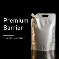 Sachet Doypack en aluminium avec bec verseur incliné pour bouillon liquide, 500ml 1L 2L, anti-fuite, avec bouchon à vis