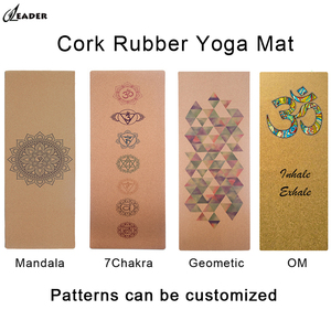 Impression personnalisée Chakra 100% En caoutchouc naturel Recyclé Étiquette Privée Liège Écologique Tapis de Yoga - Product Image 4