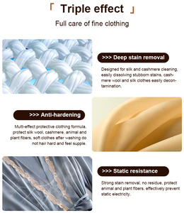 Jieti véritable détergent en <span class=keywords><strong>laine</strong></span> de soie détergent spécial pour chandails en cachemire pull en soie agent de nettoyage en cachemire 500ml - Product Image 4