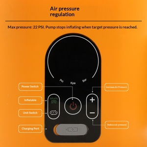 Pompe à air électrique portable pour tente, <span class=keywords><strong>gonfleur</strong></span> pour lit pneumatique, matériau PE, utilisation polyvalente - Product Image 5