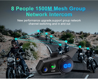 Casque de moto Y8X avec interphone en mesh, système audio pour casque, accessoires, écouteurs sans fil, double BTH 5.1+5.4, service OEM